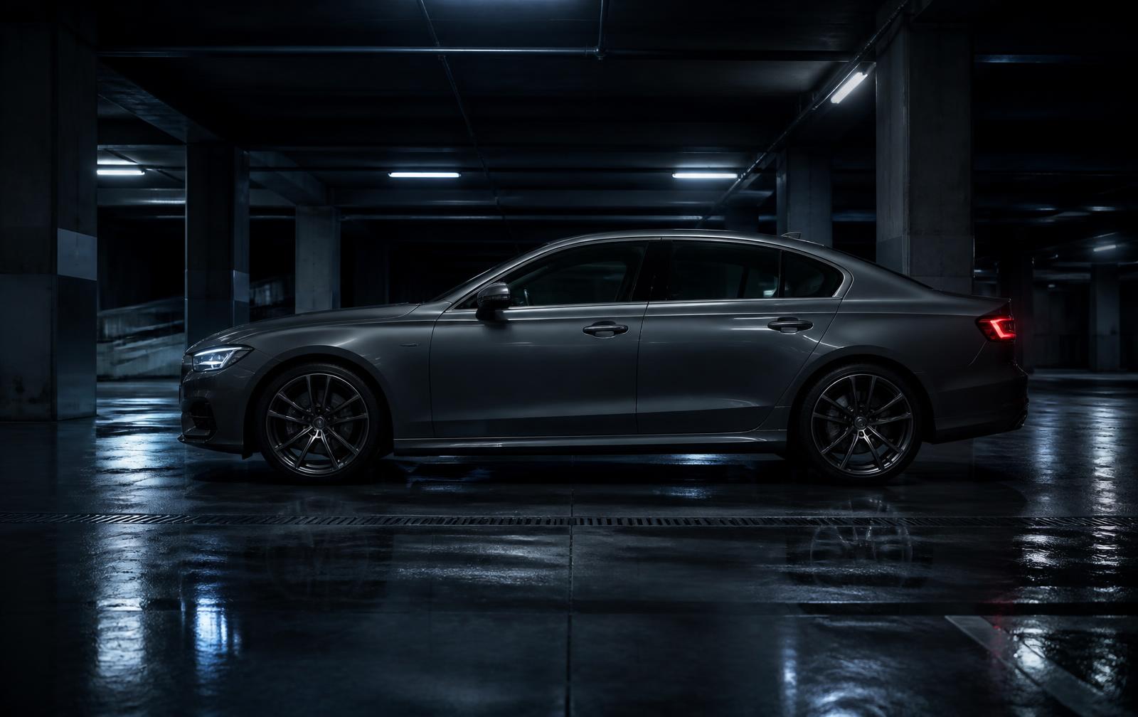 Placeholder photography representing the ARVEXEN development vehicle, a BMW G30 540i